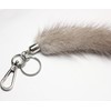 ZhichunLee Real Luxurious Mink Marten Leather Fur Hair Key Chain