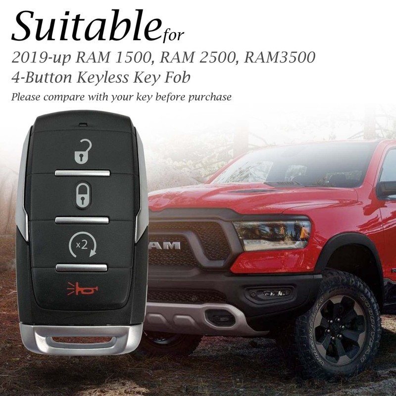 Vitodeco Genuine Leather Smart Key Fob Case Cover Protector Compatible