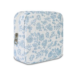 AMZMA Small Pouches for Purse Cute Mini Cosmetic Bag with Zipper Aesthetic Corduroy Makeup Bags Toiletry Bag