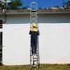 Telescoping Extension Ladder 14.5FT Aluminum Lightweight Telescopic Ladder with Locking