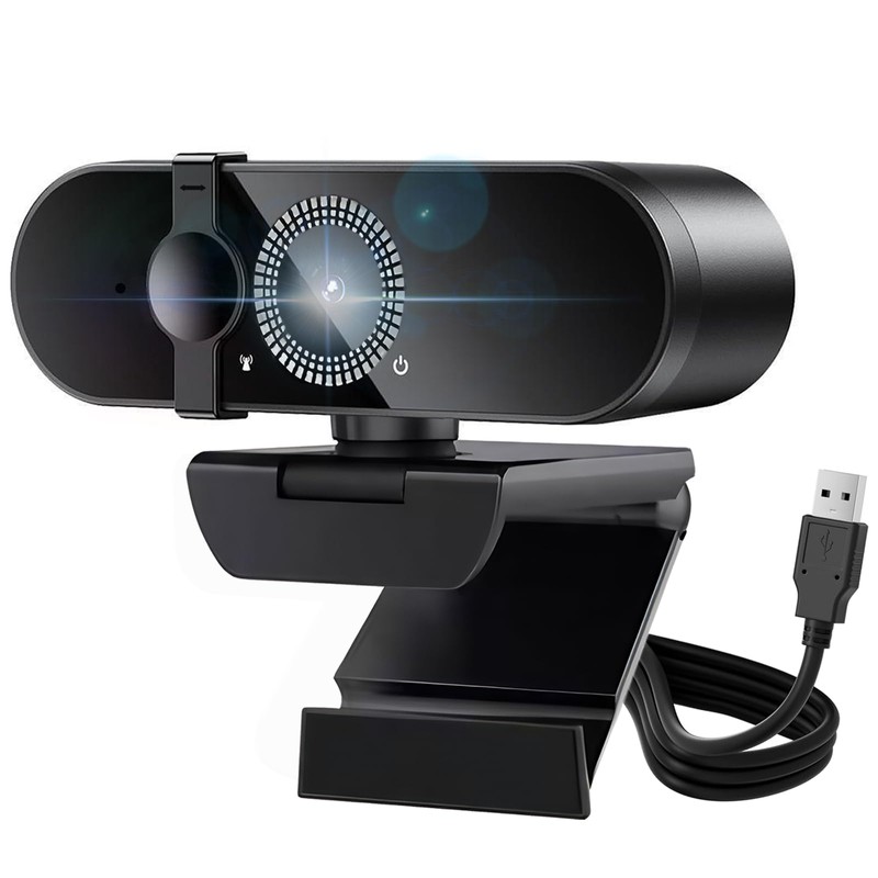 Webcam Cámara Web Full HD 1080p 30fps con Micrófono Integrado