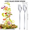 304 Stainless Steel Spoon Fork 2 in 1 Multifunctional Spoon