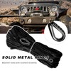 BWBWND 1/4 in x 50 ft Synthetic Winch Rope, 7700