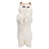 Furry Cat Figurine Realistic Simulated Adorable Lovely Decorative Plush Cat