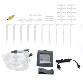 Drip Irrigation Kit Smart Irrigation Timer Garden Watering Timer with Wifi Connection Automatic and Manual Mode for Garden