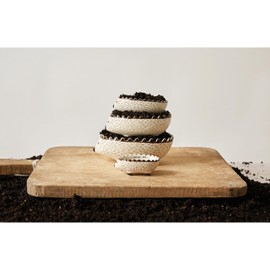 Hand Painted Stoneware Hedgehog Measuring Cups (Set of 4 Sizes)