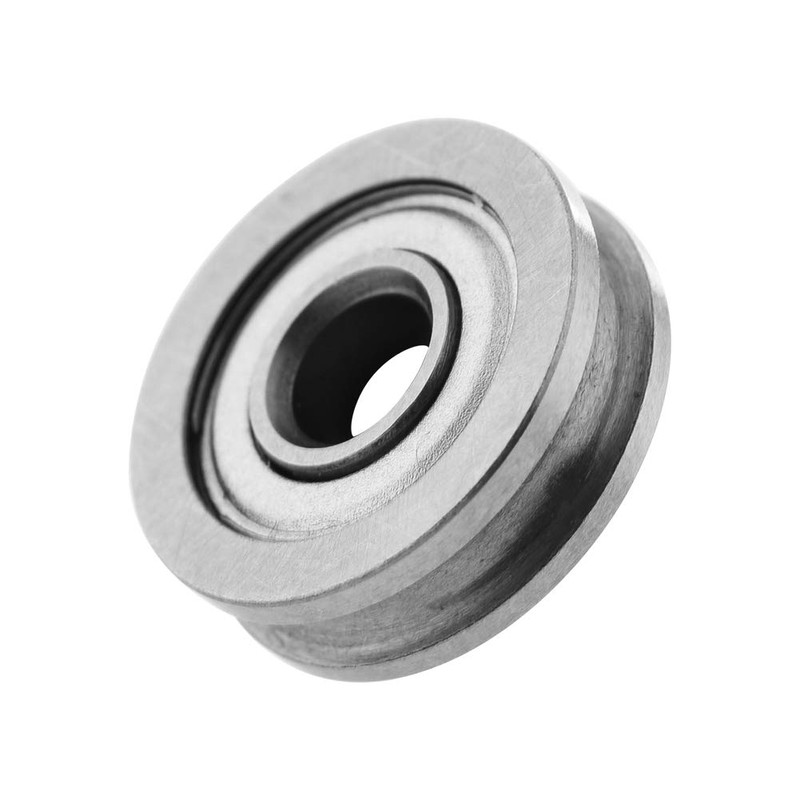 ASHATA 10 Pieces U604ZZ 3D Printer Pulley Wheel Bearings, U-Groove