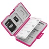 Elecom CMC-SDCPP12PN Memory Card Case, SD Case, Plastic, Holds 6