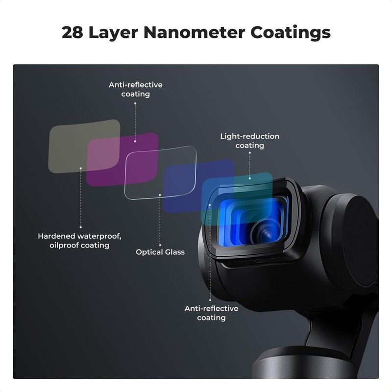 K&F Concept Magnetic 1.2X Anamorphic Lens Filter Compatible with DJI