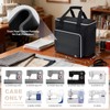 Steadtep 2-in-1 Sewing Machine Carrying Case with Removable Top Cover
