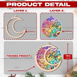 Hummingbird Gifts for Women - Hummingbird Hanging, Window Decor - Hummingbird Ornament - Hummingbird Christmas Ornament - Hummingbird Ornaments for Christmas Tree - Hummingbird Suncatcher