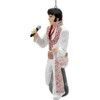 Rock and Roll King Elvis Singer Glass Christmas Ornament