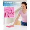 WEAWE Microfiber Cleaning Cloth-50Pcs (13x13 inch) Ultra Soft Highly Absorbent