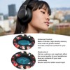 Headphone Ear Pads Soft Protein Leather Memory Foam Replacement Print