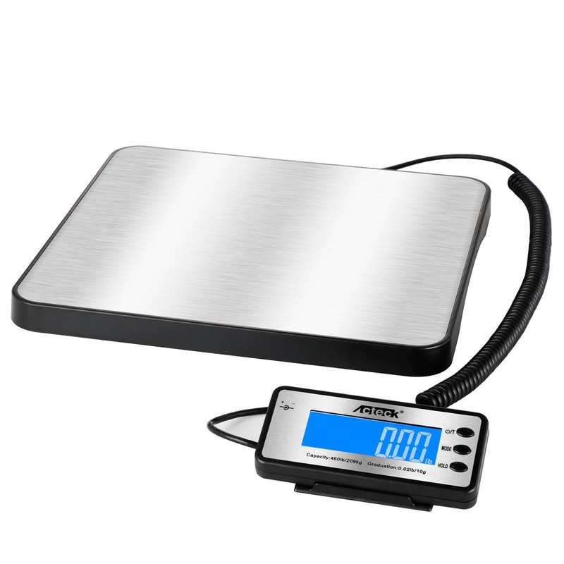 ACTECK Digital Shipping Postal Scale, 460 lb x1oz High Accuracy