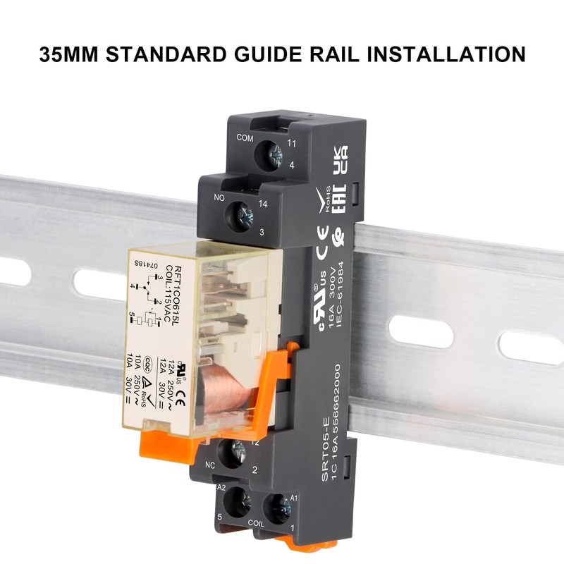 Weasch Power Relay RFT1CO615L, AC 110V Coil, 5 Pin 12A,