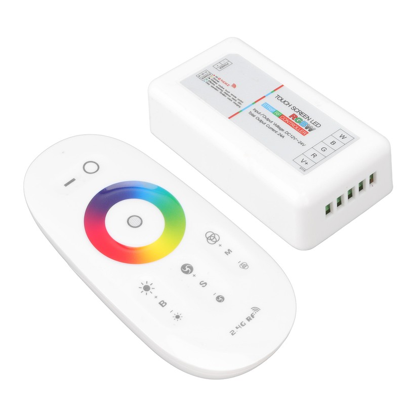 2.4G Wireless RF Touch Dimmer Switch 7 Color RGBW Dimming