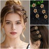 Crystal stone braided hair clips,Pearl hair clip,Hair bows for women,easily