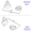Cilky 10pcs AAA Battery Positive Negative Conversion Spring Contact Plate