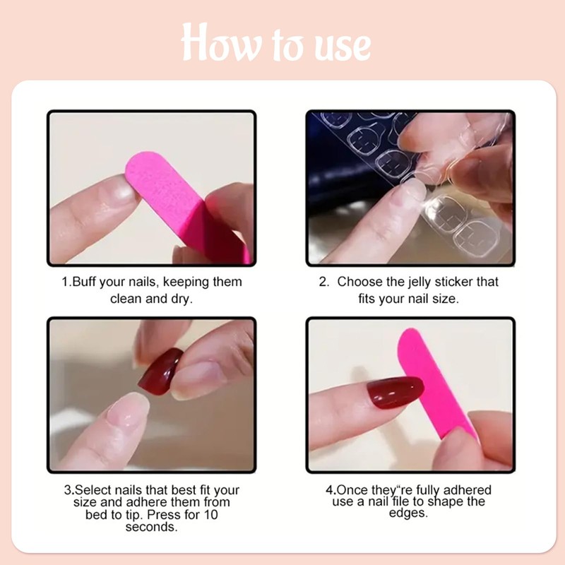 Mezrkuwr 24 Pieces Press On Almond Nails Medium False Nails