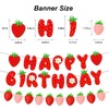 Strawberry Banner - Happy Birthday Banner for Berry First Birthday