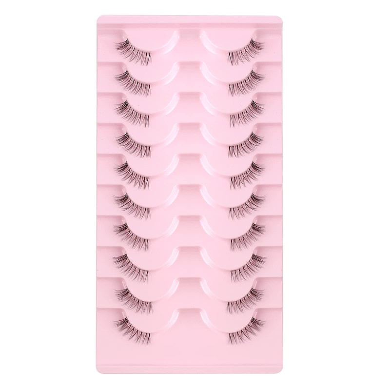 Glowing Win Half Eyelashes 10 Pairs Artificial Natural False Fake