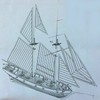 EsportsMJJ Wooden Sailing Boat Model, DIY Kit Halcon Ship Assembly