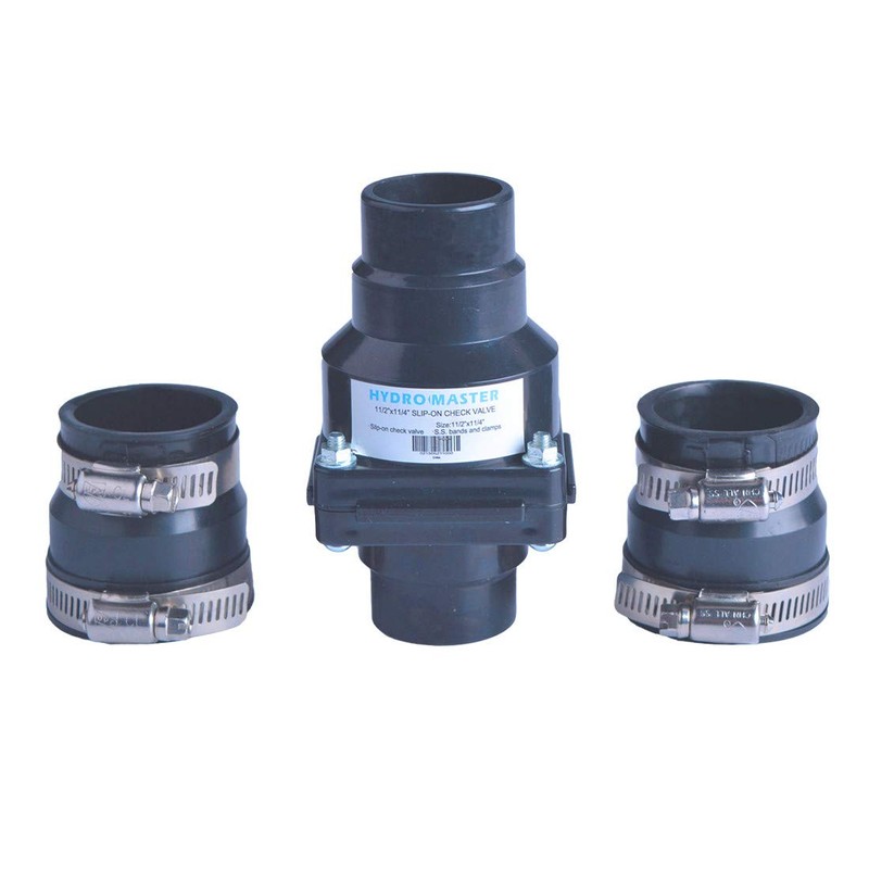 Hydro Master Plastic Sump Pump Check Valve with Stainless Steel