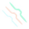 150Pcs Knitting Cable Needles 3 Sizes Smooth Durable Crooked Needle