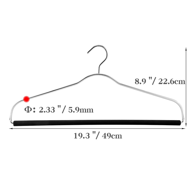 FREZON Extra-Wide Drapery Hangers Blanket Hangers Heavy Duty Space Saving