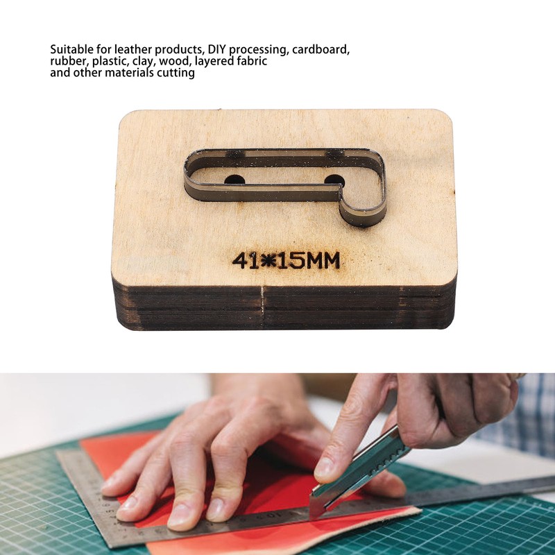 Leather Punching Cutting Die Number 1 Shape High Hardness Alloy