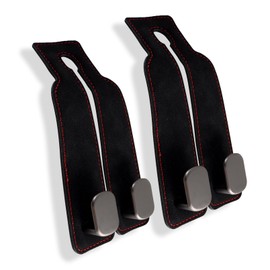 LUCKY-M 2Pack Car Hooks for Headrest, Car Headrest Hook for Purses and Bags, Car Seat Back Storage Hook Purse Holder for Car, Car Accessories for Women(Black)