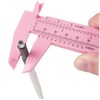 Outanaya 6Pcs Eyebrow Measuring Rulers Precision Eyebrow Calipers for Accurate