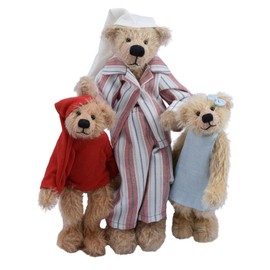 Clemens-Spieltiere Clemens Teddy Goodnight Story 28 cm Limited Edition with Children Bear