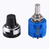 Potentiometer Pot, 10K Ohm 3590S-2-103L Rotary Wire Wrapping Precision Potentiometer