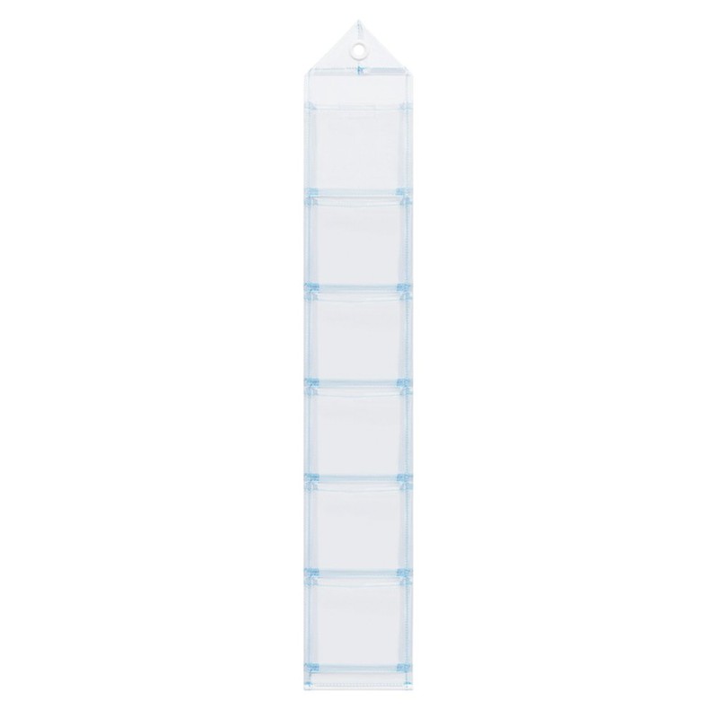 Saki Wall Pocket, Clear, Size: 4.7 x 29.1 inches (12