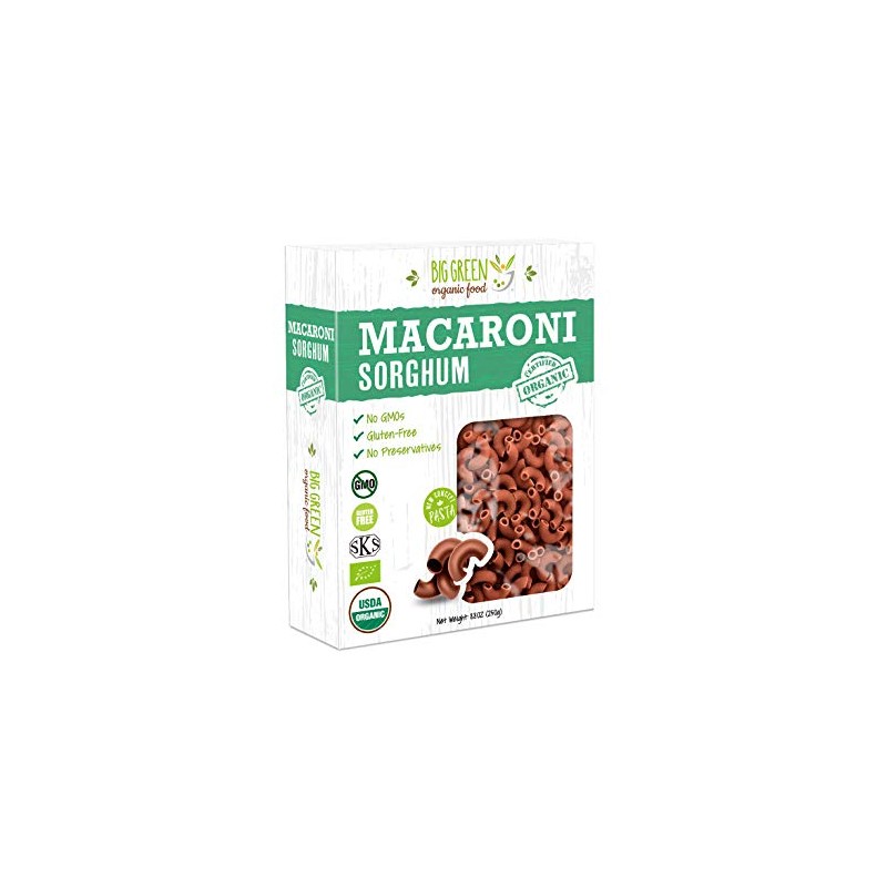Organic Sorghum Macaroni, 8.8oz, New Concept Pasta (6)