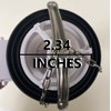 Flush valve assembly for One piece toilet, two inch flush