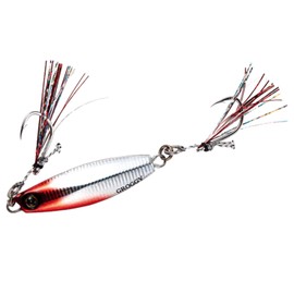 Hayabusa FS416 Jack Eye Grokki Metal Jig, 2.1 oz. (60 g), #8 Bleeding Silver FS416