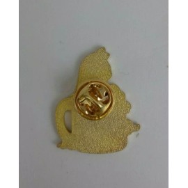 Unbranded New Black Cat In Cup Enamel Hat Lapel Pin