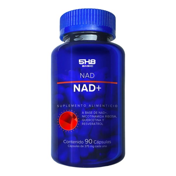 5h8 Nad Con Resveratrol Y Quercetina - 90 Cpsulas Sabor