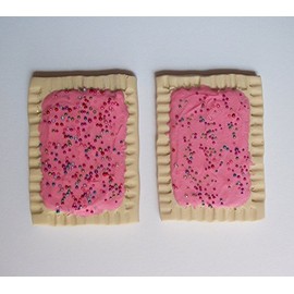 Pop Tart Cherry Breakfast Dessert Treat Set of 2 - Perfect for 18 Inch American Girl® Dolls