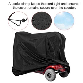 Waterproof Scooter Cover Wheelchair Cover for Wheelchairs to Protect Scooter from Sunlight Damage 190 x 71 x 117 cm