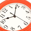 Topkey Silent Wall Clock Kitchen 9 Inch Retro Non-Ticking Decorative