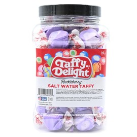 Taffy Delight Salt Water Taffy (16oz, Huckleberry)