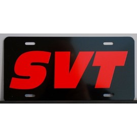 SVT Metal License Plate FITS Cobra R Mustang F-150 Lightning Focus Contour FITS Ford TAG 6 X 12 HOT Rod Muscle CAR Classic Museum Collection Novelty Gift Sign