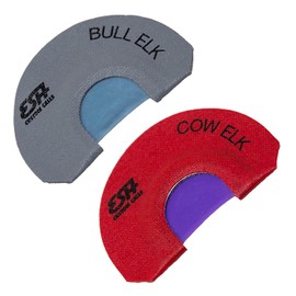 ESH Bull Elk Call & Cow Elk Call – Realistic Diaphragm Style Mouth Calls – Double Reed Bull Elk Calls for Hunting – Compact Bugling Bull Elk Calls for Beginner & Pro Hunters – Elk Hunting Calls