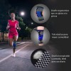 4pc Rodillera Elstica Compresin Para Gym Deportes Correr Negroazul Xl