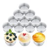 Molde Pastelero Redondo Para Repostería De Aluminio 12piezas