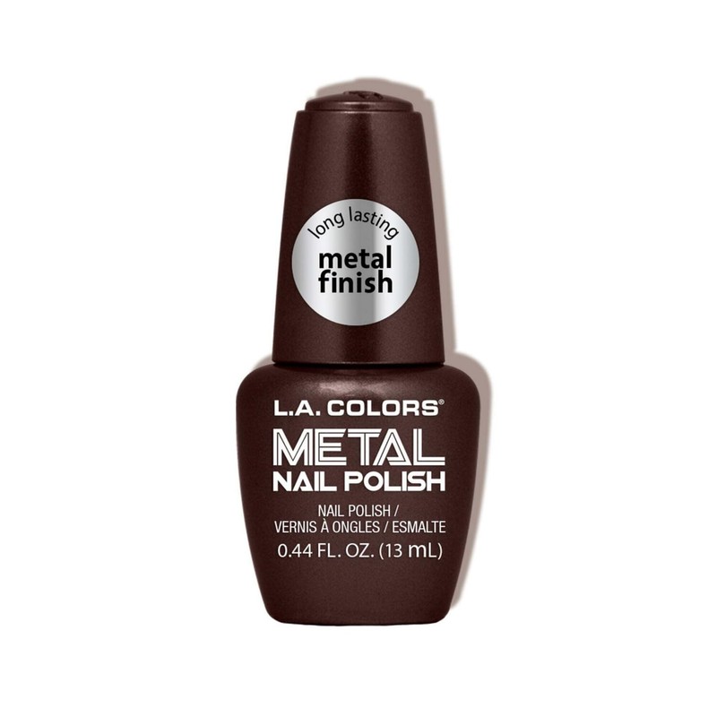 L.A. COLORS Metal Nail Polish, Molten (Coated Bottle) CNL157